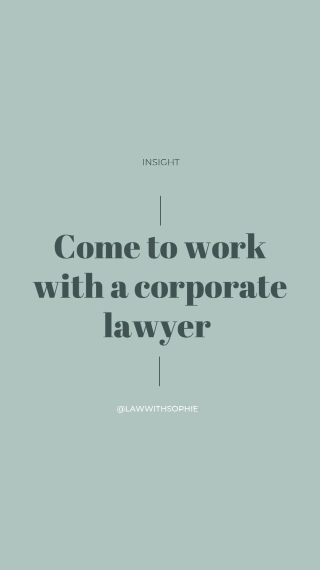 Insight into a typical day for me, to help you decide if this could be a career for you 🤍 download your copy of the COLP becoming a solicitor guide via the link in my bio! AD - Paid partnership

#corporatelaw #dayinthelife #corporatelife #solicitor #legalcareer #corporatelawyer